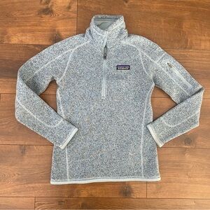 Patagonia Better Sweater 1/4 Zip Pullover Fleece Blue XXS